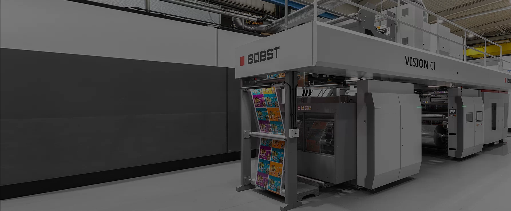 Bobst Vision Cl 8 Renk Flexo Baskı Tesisi